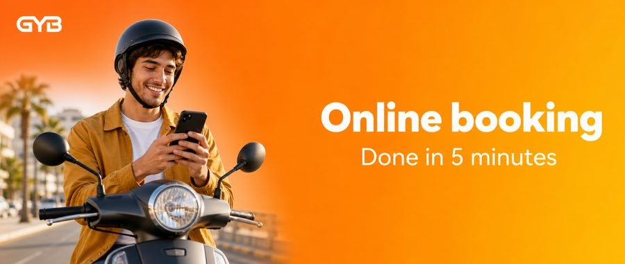 Online booking — done in 5 minutes
